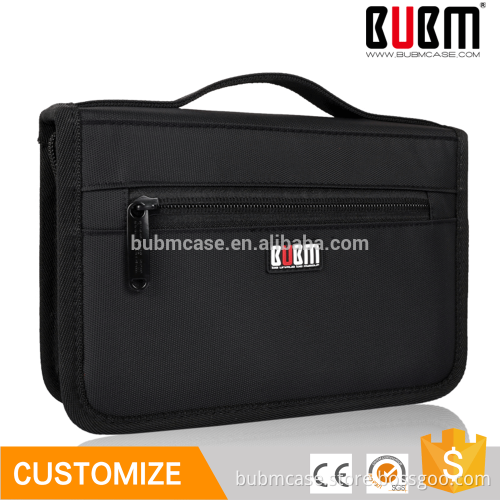 BUBM business mens fashion black 7.9 inch laptop bag with handle